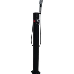 Ulkosuihku Demerx Sunny 10 Light, aurinkolämmitteinen, musta