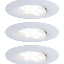 Upotettava LED-valaisin Paulmann Calla, 3kpl, IP65, Ø90mm, 6W, 530lm, 4000K, eri värejä