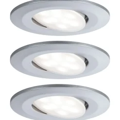 Upotettava LED-valaisin Paulmann Calla, 3kpl, IP65, Ø90mm, 6W, 530lm, 4000K, eri värejä