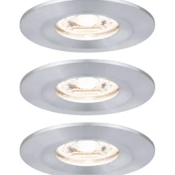 Upotettava LED-valaisin Paulmann Nova Mini Coin Rigid, 3kpl, IP44, Ø65mm, 4W, 310lm, 2700K, eri värejä