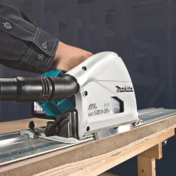Upotuspyörösaha Makita LXT DSP600ZJ Ø165mm 2x18V ilman akkuja + Makpac