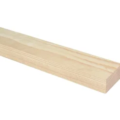 Vajaasärmäinen rima JR-Wood PL/VL, 22x50mm, puuvalmis, eri vaihtoehtoja