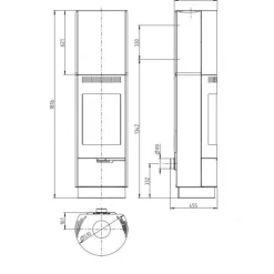 Valmistakka Thorma Sevilla 7,5 kW harmaa