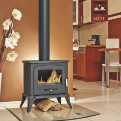 Valurautatakka Agnes, 5kW, musta