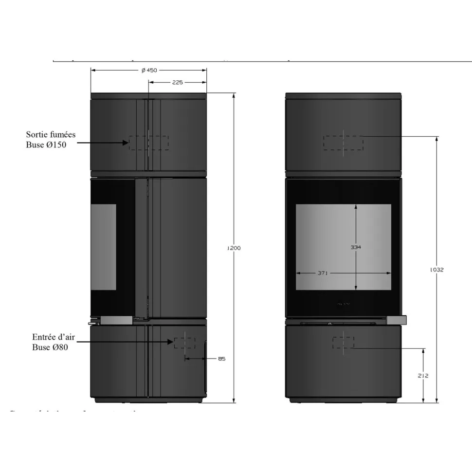 Valurautatakka Invicta Alcor antrasiitti 6kW 198kg
