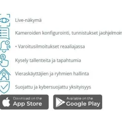 Valvontakamera Celotron Nivian Smart, 2K resoluutiolla, 4G modeemilla, suurella akulla ja aurinkokennolla, sähköisesti etänä käänneltävä