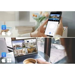 Valvontakamerapaketti Celotron Nivian, 3MP, 4 kameraa, 4 kanavaa + 500GB kiintolevy
