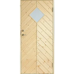 Varaston ovi Jabo 10° kalanruotopaneeli vasen 80x190cm 2-lasi