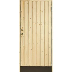 Varaston ovi Jabo 10° suora paneeli vasen 90x200cm