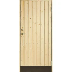 Varaston ovi Jabo 18° suora paneeli vasen 90x200cm