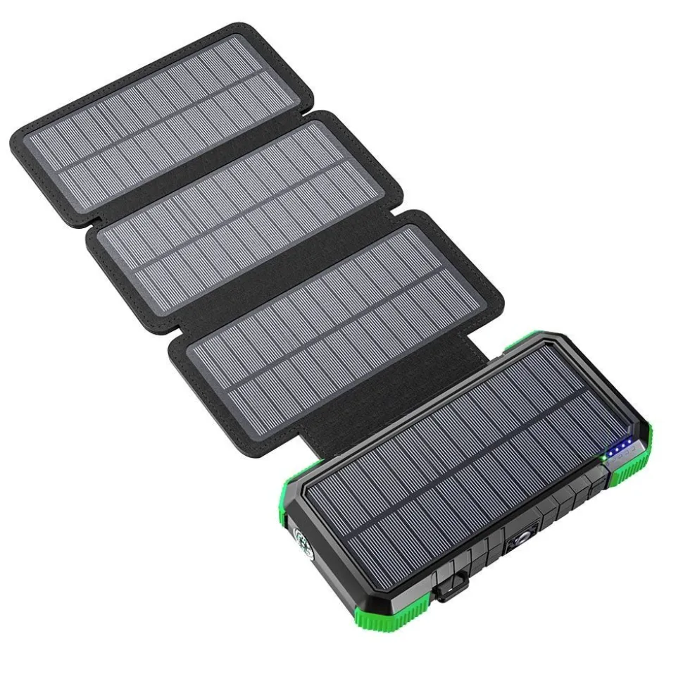 Varavirtalähde aurinkopaneelilla Blavor Solar 4 aurinkokennoa 3,7V 20 Ah