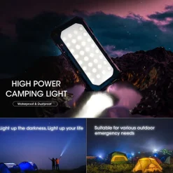 Varavirtalähde aurinkopaneelilla Blavor Solar 4 aurinkokennoa 3,7V 20 Ah