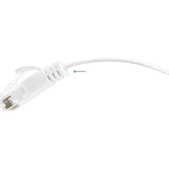 Verkkokaapeli Pistesarjat Cat6a U/UTP Latta, valkoinen, eri pituuksia