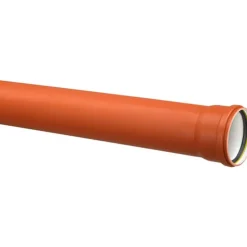 Viemäriputki Uponor Ultra Classic SN8 PP 2m 160mm muhvilla