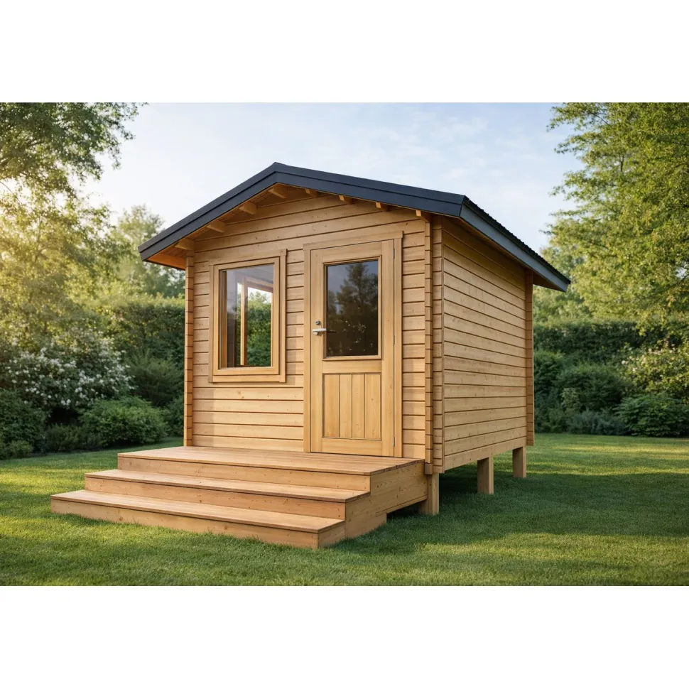 Vierasmaja LP Garden V-M, 10m², harjakatto