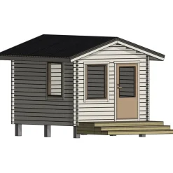 Vierasmaja LP Garden V-M, 10m², harjakatto