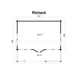 Vierasmaja Tene Richard, 70mm, 20.3m²