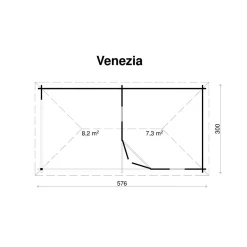 Vierasmaja Tene Venezia, 7.3 + 8.2m²