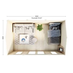 Vierasmökki Luoman Lillevilla 605 Pemu 15 m²