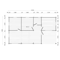 Vierasmökki Tene Teide, 59.2m²