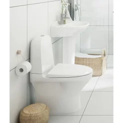 WC-istuin Gustavsberg Estetic 8300 piilo S/P-lukko, Hygienic Flush, C+, valkoinen