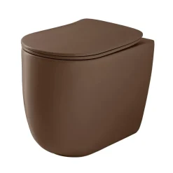 WC-istuin Kerasan Nolita 5318 Rimless S/P-lukko lattiamalli matta eri värejä