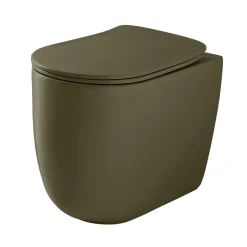WC-istuin Kerasan Nolita 5318 Rimless S/P-lukko lattiamalli matta eri värejä