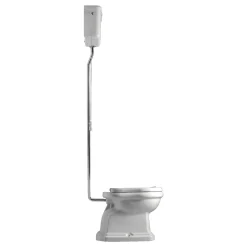 WC-istuin Kerasan Retro 1 S-lukko keraamisella yläsäiliöllä kromi