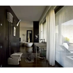 WC-istuin Kerasan Waldorf 1 keraamisella yläsäiliöllä pronssi