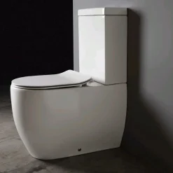 WC-istuin Lavabo Glomp, huuhtelukaulukseton, valkoinen