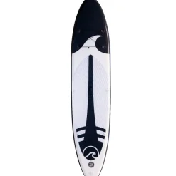 2x SUP-lautasetti Deep Sea XXL ilmatäytteinen 330 cm 15 PSI musta/valkoinen