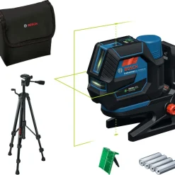 Yhdistelmälaser Bosch Professional GCL 12V-50-22 CG sis. BT150, AA-paristot ja tasku