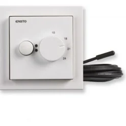 Yhdistelmätermostaatti Ensto ECO16BT-IM-084 16A IP30 U valkoinen