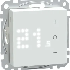 Yhdistelmätermostaatti Schneider Electric Exxact Wiser 16A, eri värejä
