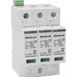 Ylijännitesuoja Malmbergs, 3-NAP 440V R
