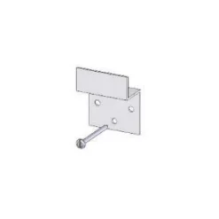 Z-toppari Keraplast 10 mm alumiinia, kiinnitysruuvein